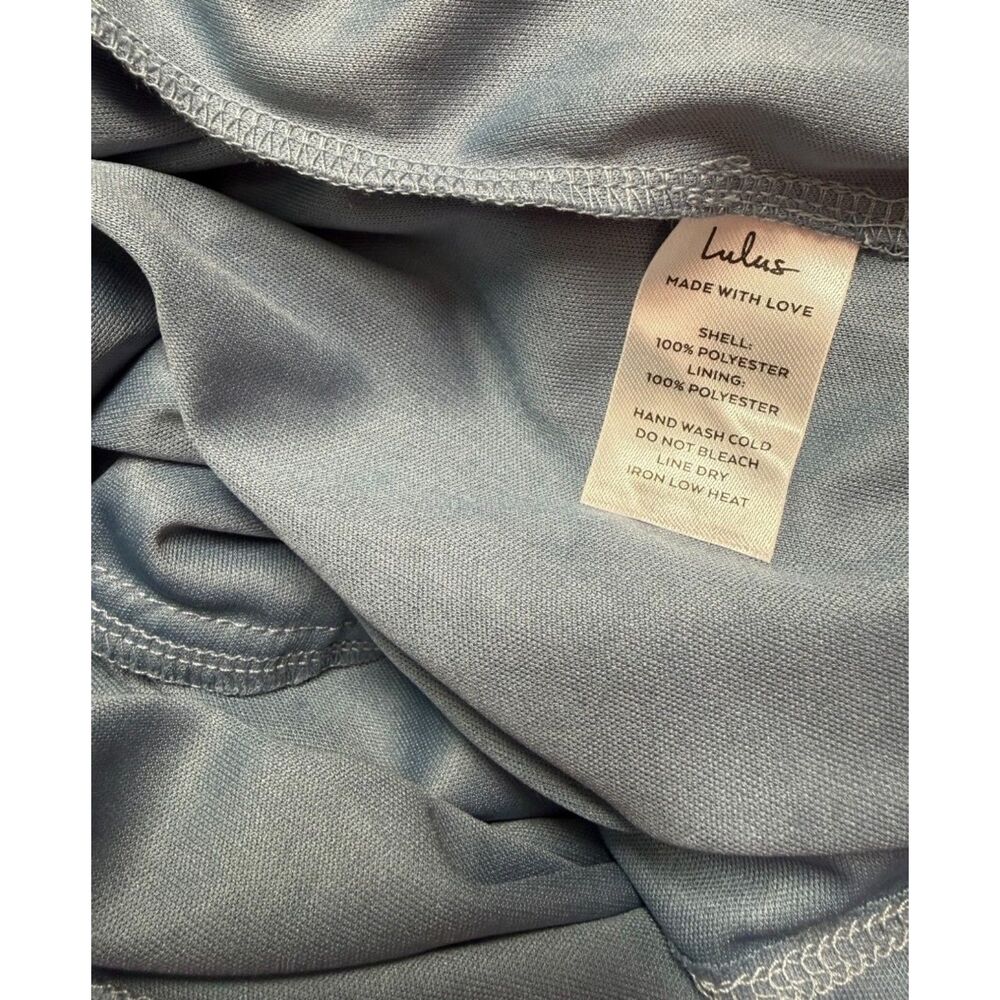 Lulus Slate Blue  Formal Maxi Dress Size XL Long - Picture 10 of 10